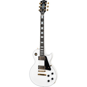GIBSON LES PAUL CUSTOM W/EBONY FINGERBOARD GLOSS ALPINE WHITE (CUSTOM SHOP)
