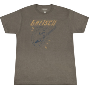 GRETSCH LIGHTNING BOLT T-SHIRT GREEN SMALL