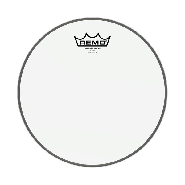 REMO 10" AMBASSADOR CLEAR