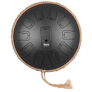 SELA SETD13U1 TONGUE DRUM 13" MINOR BLACK 432HZ