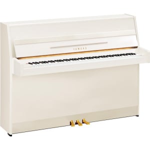 Yamaha B1 Polished White Pianoforte Verticale