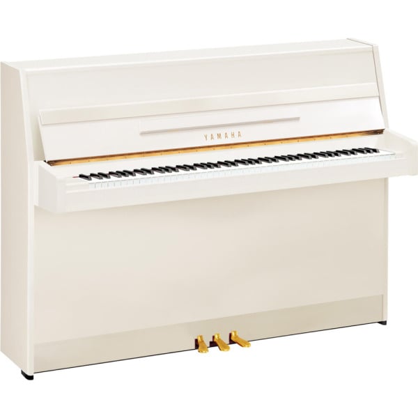 Yamaha B1 Polished White Pianoforte Verticale