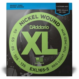 EXL165/5 SET CORDE PER BASSO 045/0135