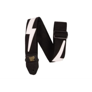 ERNIE BALL PREMIUM WHITE LIGHTNING STRAP