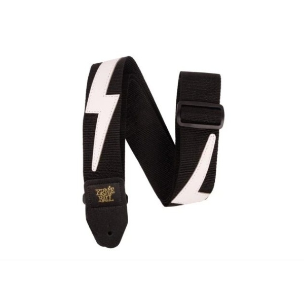 ERNIE BALL PREMIUM WHITE LIGHTNING STRAP