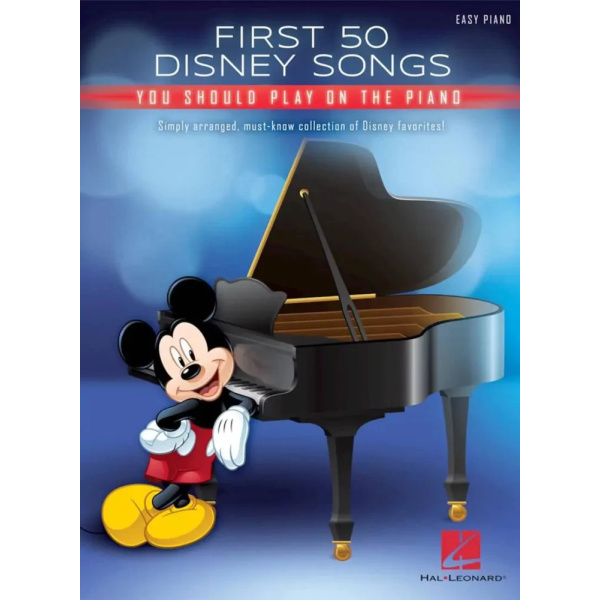 First 50 Disney Songs Easy Piano