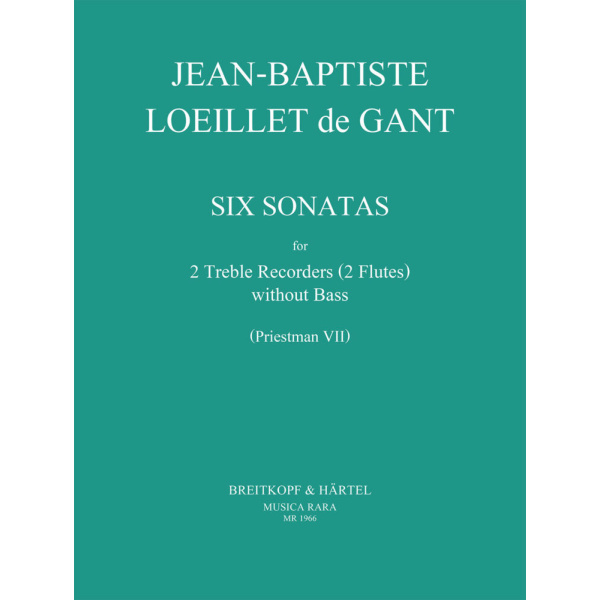 LOEILLET DE GANT - 6 Sonatas