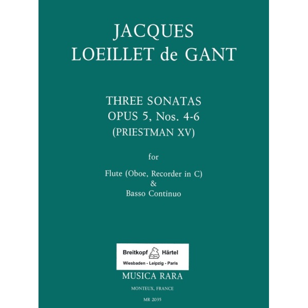 LOEILLET - 6 Sonatas Op. 5