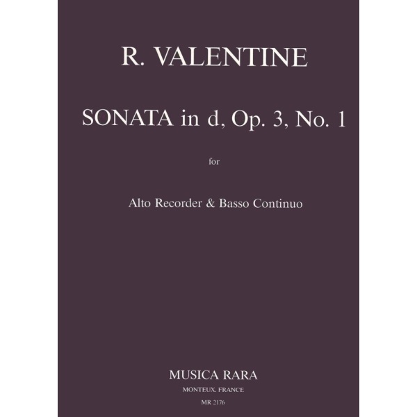 VALENTINE - Sonata in d Op. 3 No. 1