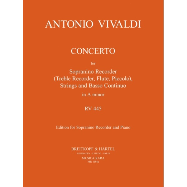 VIVALDI - Concerto in A minor RV 445
