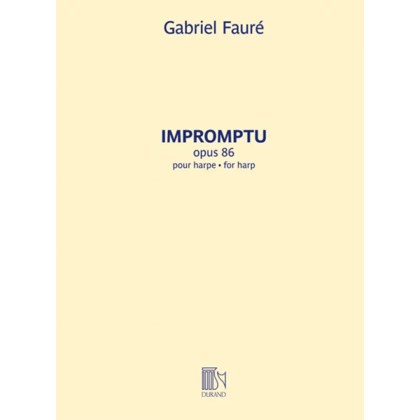 FAURE - Impromptu Op. 86 pour Harpe