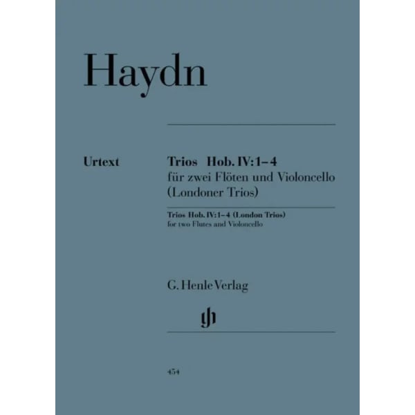 HAYDN - Trios Hob. IV:1-4 (London Trios) for two Flutes and Violoncello