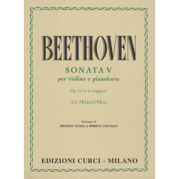 BEETHOVEN - Sonata V Op.24 (La Primavera)