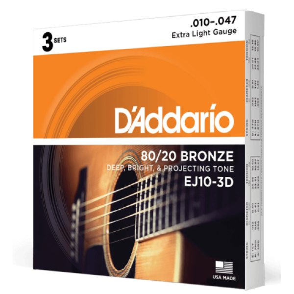 D'ADDARIO EJ10-3D
