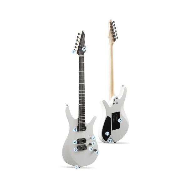 DIVITONE DSG-10 WH WHITE SMART GUITAR + BAG