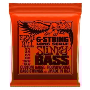 Ernie Ball 2838 6-Strings Long Scale Slinky Bass