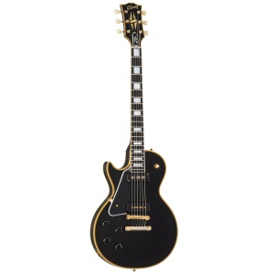 GIBSON LES PAUL CUSTOM 1954 STAPLE P/U REISSUE VOS EBONY LEFTY (CUSTOM SHOP)