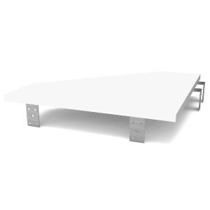 GLORIOUS - Modular Side Rack Adapter White