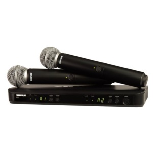 SHURE BLX288E-SM58-M17 DOPPIO RADIO A MANO