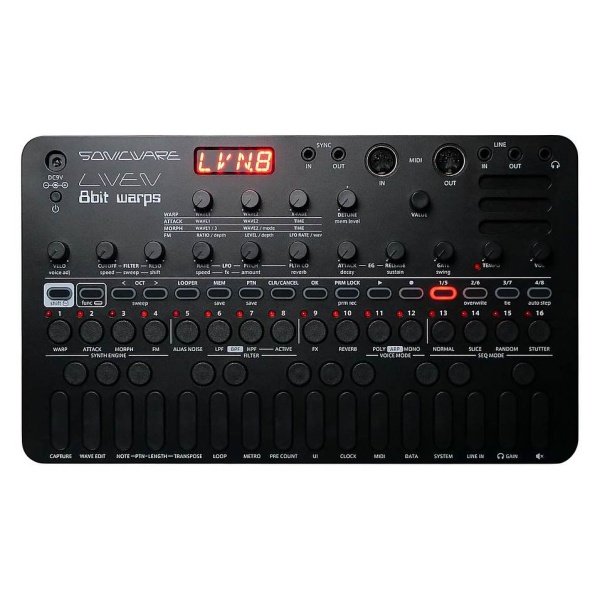 SONICWARE - Liven 8Bit Warps Black Edition