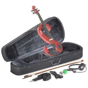 STAGG EVN 4/4 MRD VIOLINO ELETTRICO ROSSO METALLIZZATO