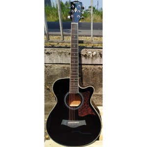 F100CE-B NERA CHITARRA ACUSTICA
