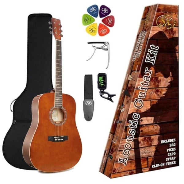 SD104KBR FOLK GUITAR KIT BROWN