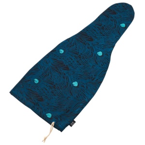 WOW SACCA PER VIOLINO DOPPIO STRATO 100% SETA JACQUARD PAVONE