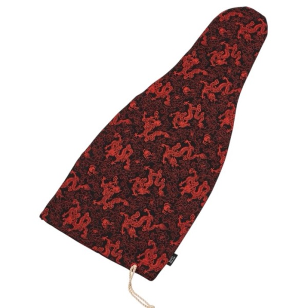 WOW SACCA PER VIOLINO DOPPIO STRATO 100% SETA JACQUARD DRAGO IMPERIALE