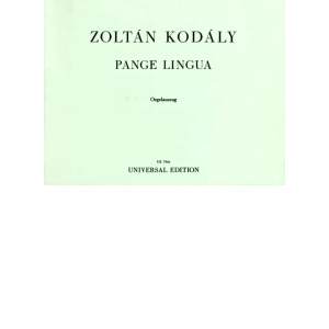 KODALY - Pange lingua