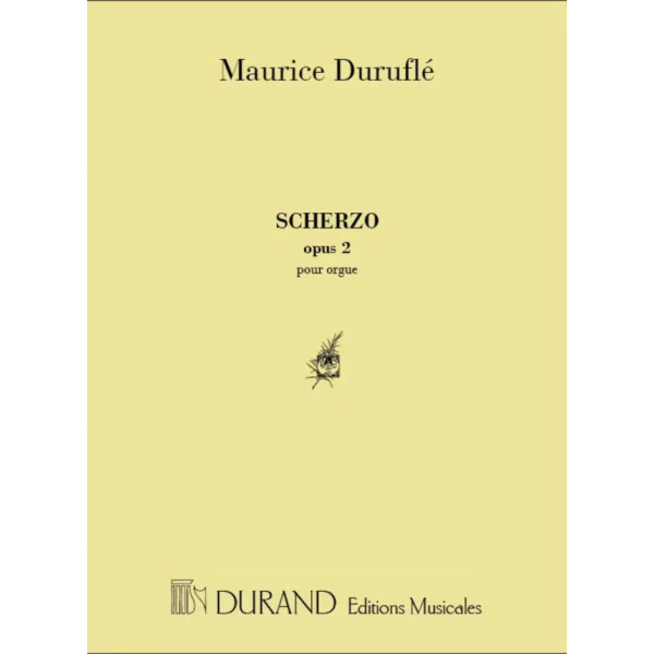 DURUFLÉ - Scherzo Pour Orgue Opus 2