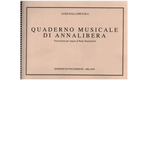 DALLAPICCOLA - Quaderno Musicale Di Annalibera (1952)