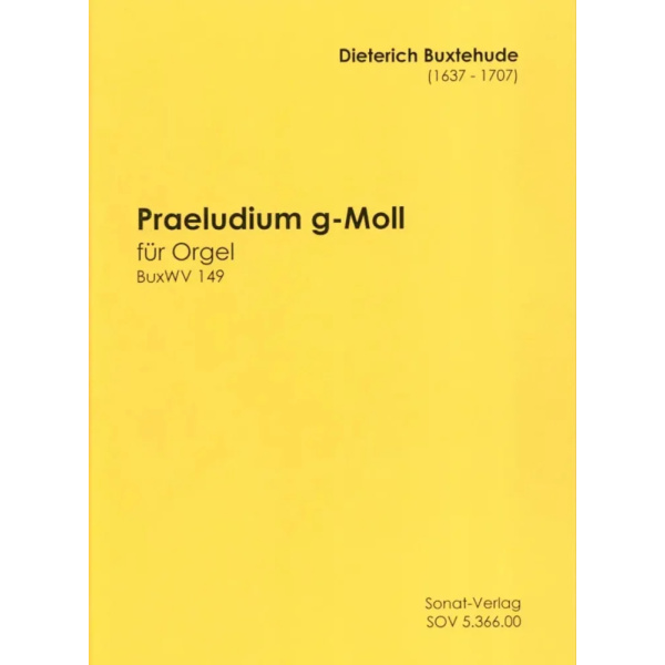 BUXTEHUDE - Präludium g-Moll BuxWV149