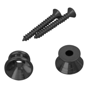 DAndrea Bottoni per tracolla neri Set 2pcs