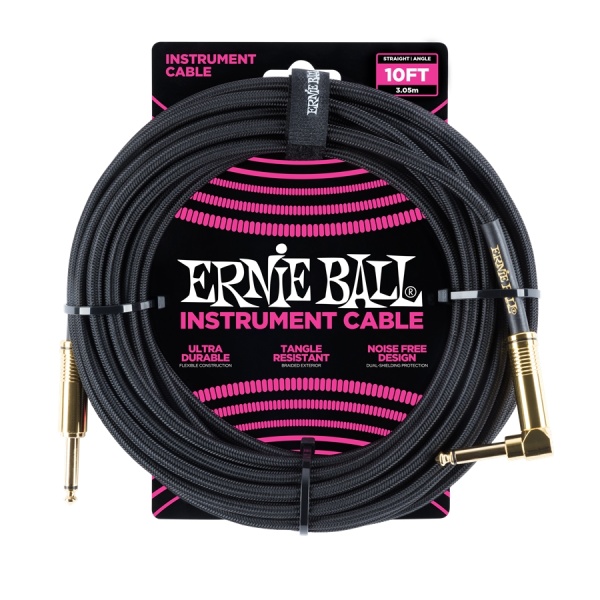 ERNIE BALL BRAIDED INSTRUMENT STRAIGHT/ANGLE 3