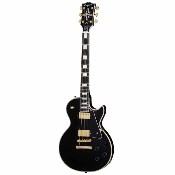 EPIPHONE INSPIRED BY GIBSON CUSTOM SHOP LES PAUL CUSTOM EBONY