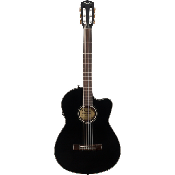 FENDER CN 140SCE WL BLACK W/CASE