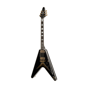 GIBSON FLYING V CUSTOM W/EBONY FINGERBOARD EBONY (CUSTOM SHOP)