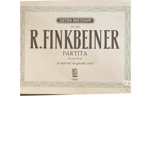 FINKBEINER - Partita uber den choral