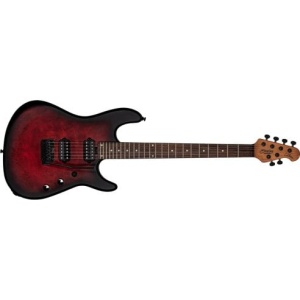 STERLING BY MUSIC MAN RICHARDSON 6 DARK SCARLET BURST SATIN