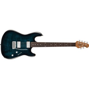 STERLING BY MUSIC MAN SABRE DEEP BLUE BURST