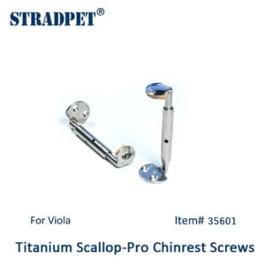 STRADPET TITANIO ATTACCO MENTONIERA VIOLA SCALLOP AVVITATO LUCIDO 35601