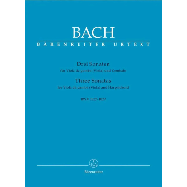BACH - Three Sonatas for Viola Da Gamba and Harpsicord  BWV  1027-1029