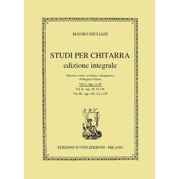 GIULIANI - Studi Per Chitarra Edizione Integrale vol.1 - op.1 e op.48