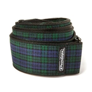 Dunlop D6731 Tracolla Jacquard Black Watch Plaid