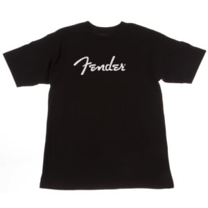 FENDER SPAGHETTI LOGO BLACK MEDIUM