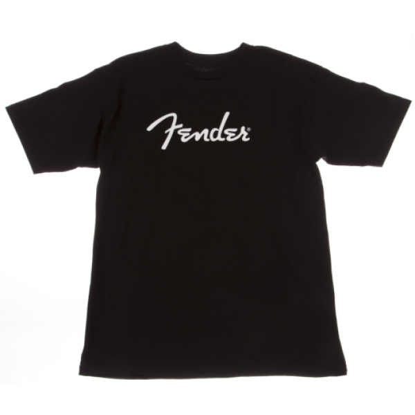 FENDER SPAGHETTI LOGO BLACK MEDIUM