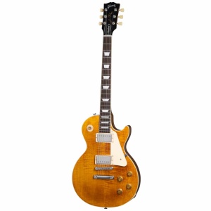 GIBSON ORIGINAL LES PAUL STANDARD '50 FIGURED TOP HONEY AMBER