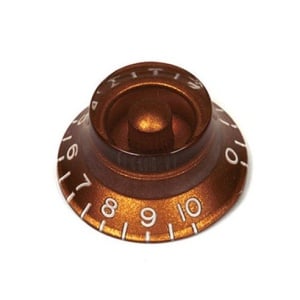 HOSCO KN16ABX BELL KNOB X US POTS AMBER 2 PCS