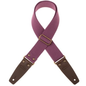 MAGRABO' STRIPE SC ENTRY PRUGNA 5 CM TERMINALI MARRONE SCURO FIBBIA OTTONE